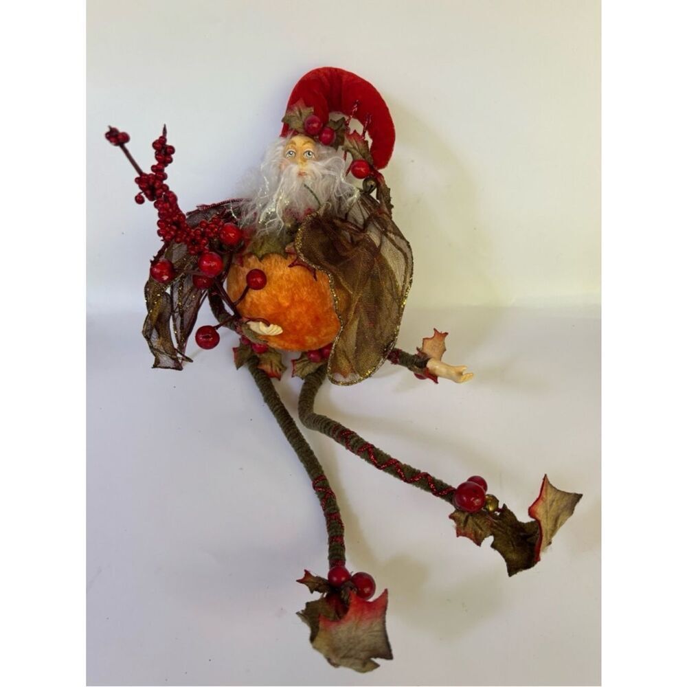 Vintage Mark Roberts Limited Edition Pumpkin Berry Fairy